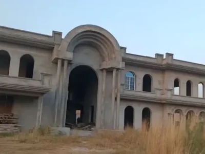 5 Kanal Farm House Grey Structure For Sale