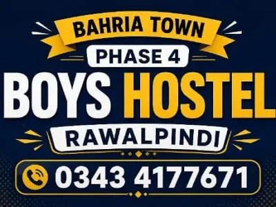 Bahria Town Phase 4 Boys Hostel Rawalpindi