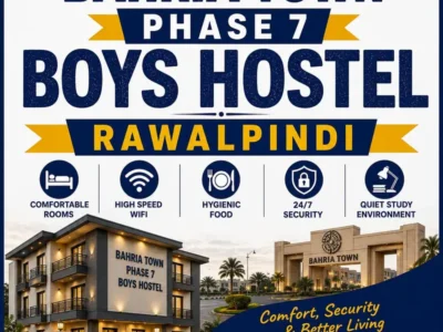 Bahria Town Phase 7 Boys Hostel Rawalpindi