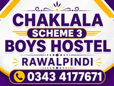 Chaklala Scheme 3 Boys Hostel Rawalpindi