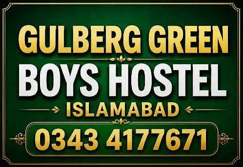 Gulberg Green Boys Hostel Islamabad