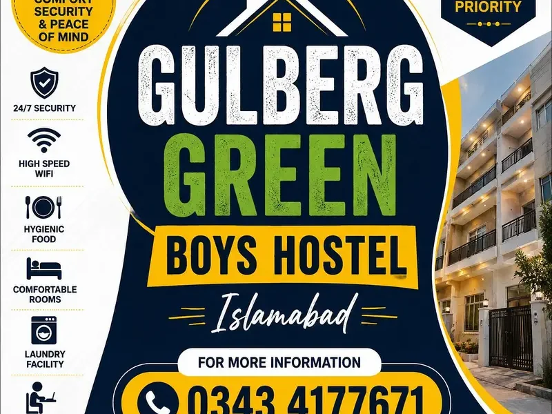 Gulberg Green Boys Hostel_Islamabad
