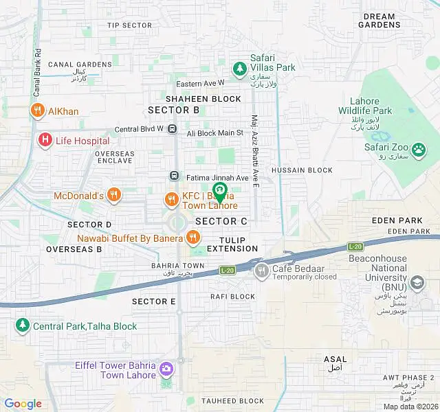 1 Bed Fully Furnished Apartment For Rent In Bahria Town Lahore, Nearby Commercial Market, School, Mosque and health Care Canter