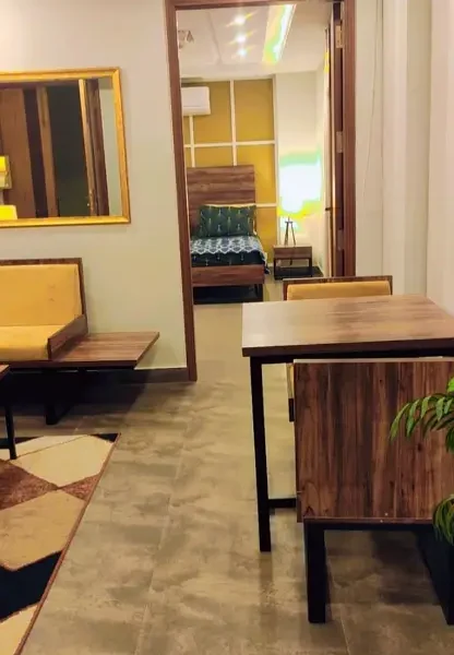 1 Bed Fully Furnished Apartment For Rent In Bahria Town Lahore, Nearby Commercial Market, School, Mosque and health Care Canter