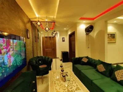1 Bed Fully Furnished Apartment For Rent In Sector E, Nearby Commercial Market, School, Mosuqe and Health Care Canter