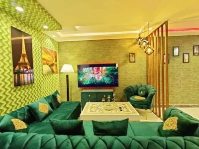 1 Bed Fully Furnished Apartment For Rent In Sector E, Nearby Commercial Market, School, Mosuqe and Health Care Canter