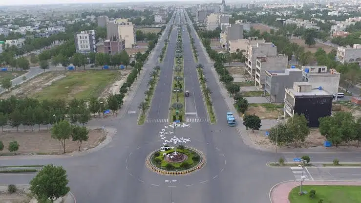 2 Kanal Commercial Plot E Block 150ft Road Johar Town Allah Hoo Gol Chakar Ideal Location