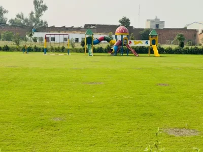 2 Marla Boulevard on Ground Ready for construction commercial Plot available for sale on 3 year installments Booking Just 11,50,000 in Ali Housing Society near Bahria Town Lahore