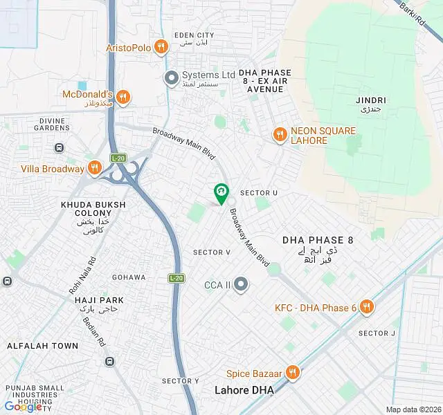 2 Marla Commercial Plot DHA Ph 8 For Sale