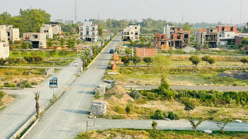 3 Marla Installments Plot For Sale 50% Advance 50% Remaining installments on ground Possession plot in Ali Housing Society AbuBakar Block