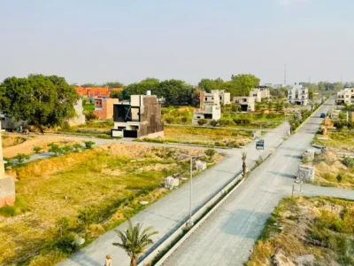 3 Marla Plot For Sale in Ali Housing Society Near Bahria Town Lahore on 3.5 Years Easy installment Booking Only 5 Lac