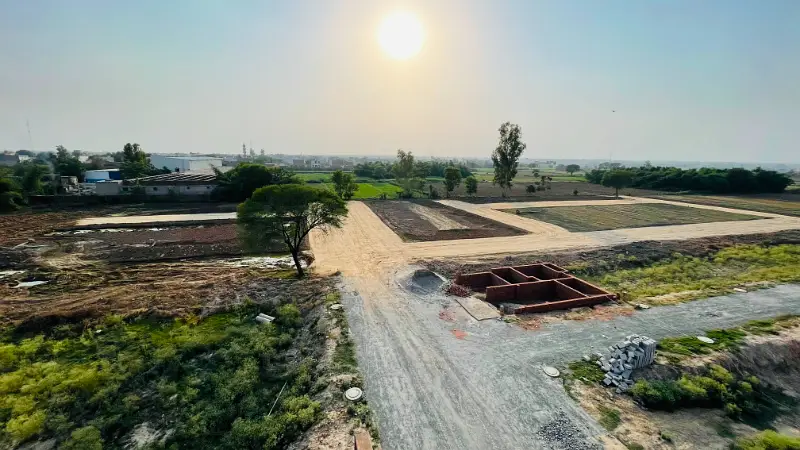 3 Marla Plot For Sale in Ali Housing Society Near Bahria Town Lahore on 3.5 Years Easy installment Booking Only 5 Lac