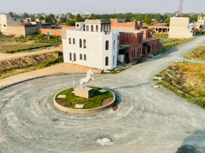 3 Marla Plot For Sale in Ali Housing Society Near Bahria Town Lahore on 3.5 Years Easy installment Booking Only 5 Lac