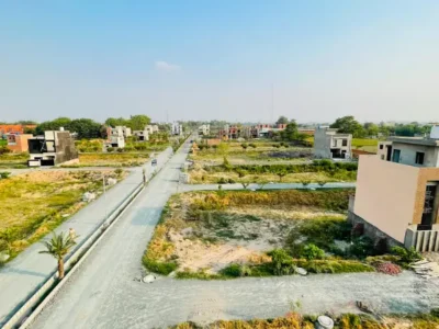 3 Marla Plot For Sale in Ali Housing Society Near Bahria Town Lahore on 3.5 Years Easy installment Booking Only 5 Lac