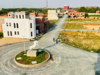 3 Marla Plot For Sale in Ali Housing Society Near Bahria Town Lahore on 3.5 Years Easy installment Booking Only 5 Lac