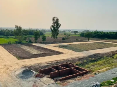 3 Marla Plot For Sale in Ali Housing Society Near Bahria Town Lahore on 3.5 Years Easy installment Booking Only 5 Lac