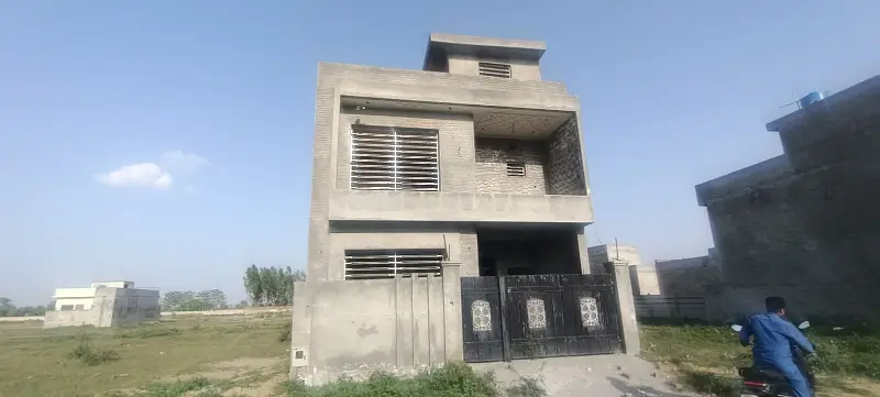 5 Marla Gray Structure House For Sale.