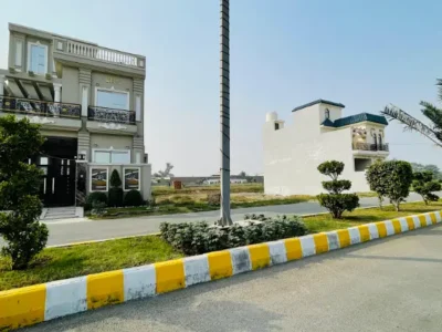 5 Marla plot for sale on 3.5 Year's installment booking just only 6 lakh monthly installment 40000 in Ali Housing Society near Bahria Town Lahore