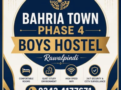 bahria town boys hostel rawalpindi