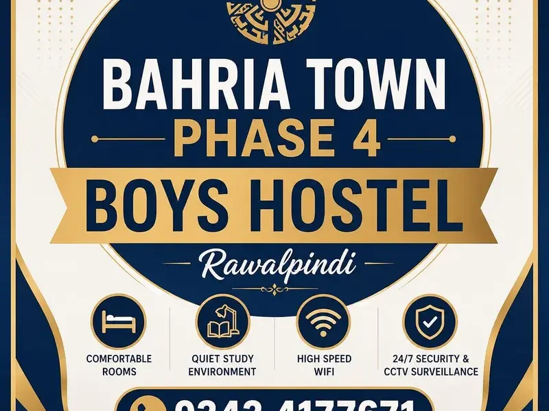 bahria town boys hostel rawalpindi