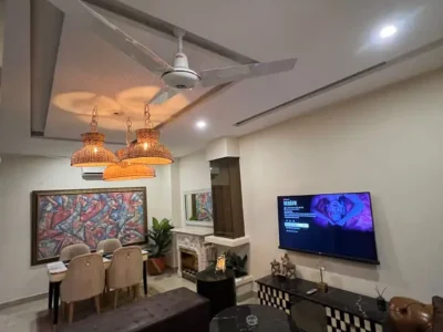 Fully Furnished, 2 Beds Apartment For Rent In Phase 8 Airport Road Lahore Near KFC Park