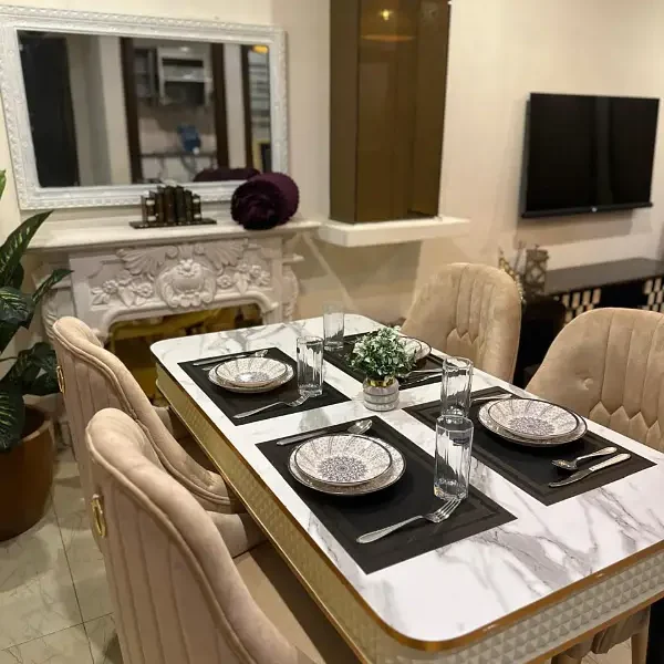 Fully Furnished, 2 Beds Apartment For Rent In Phase 8 Airport Road Lahore Near KFC Park