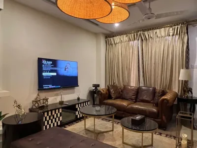 Fully Furnished, 2 Beds Apartment For Rent In Phase 8 Airport Road Lahore Near KFC Park