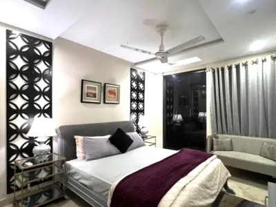 Fully Furnished, 2 Beds Apartment For Rent In Phase 8 Airport Road Lahore Near KFC Park