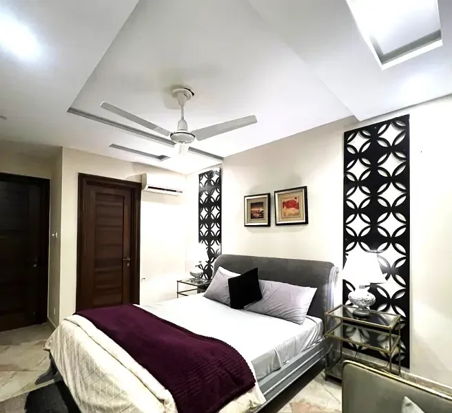 Fully Furnished, 2 Beds Apartment For Rent In Phase 8 Airport Road Lahore Near KFC Park