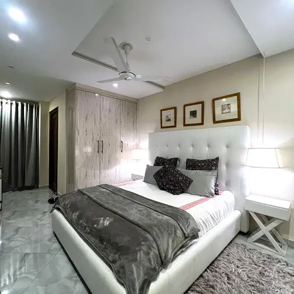 Fully Furnished, 2 Beds Apartment For Rent In Phase 8 Airport Road Lahore Near KFC Park