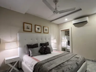 Fully Furnished, 2 Beds Apartment For Rent In Phase 8 Airport Road Lahore Near KFC Park