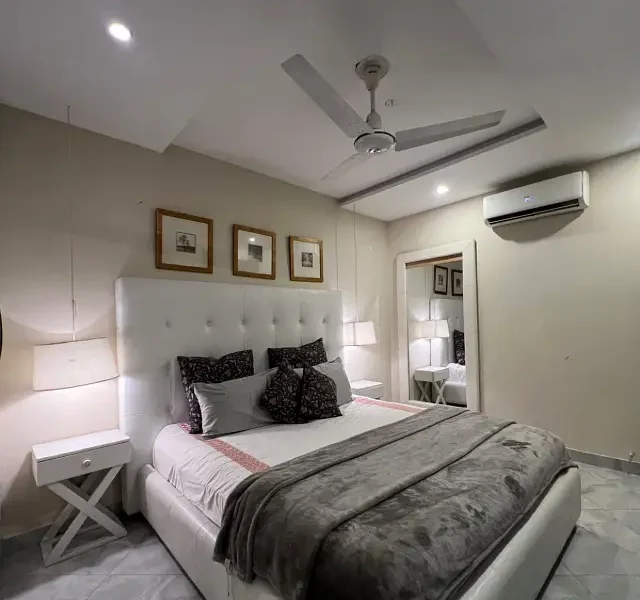 Fully Furnished, 2 Beds Apartment For Rent In Phase 8 Airport Road Lahore Near KFC Park