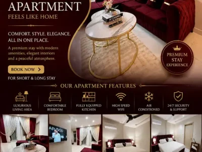 Fully Furnished Apartment for Short Stay | Affordable In Johar Town