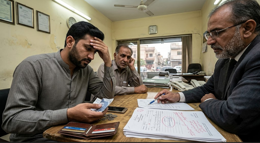 Image showing the people with "Token Money Trap" in Pakistani Property Market