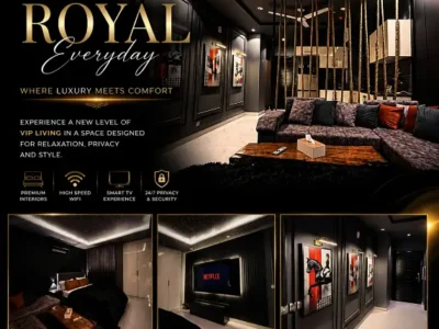 One Bed Ultra Luxury Furnished Apartment for Short-Term Rent Basis