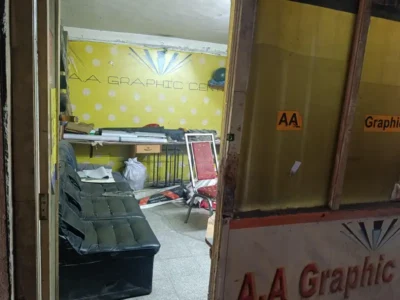 shop on ground floor
