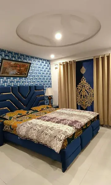 Two bedroom apartment for rent daily basis 2 rooms bahria town